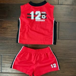 Baby Soccer Outfit 3 Months